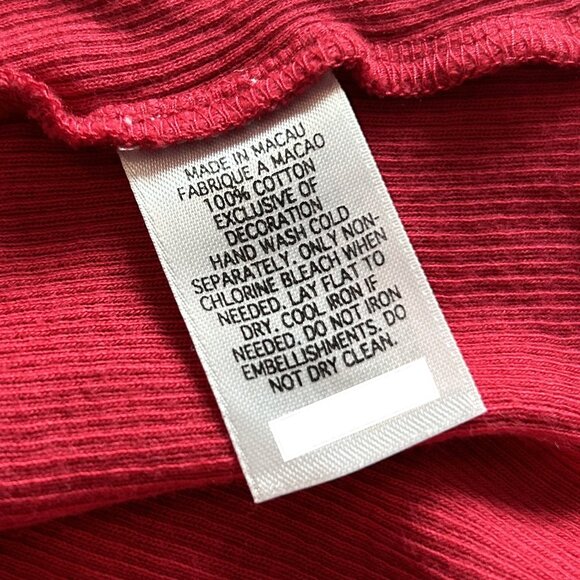 2000s Red Ribbed Embellished Cami ASO Sharpay Evans - Picture 6 of 10